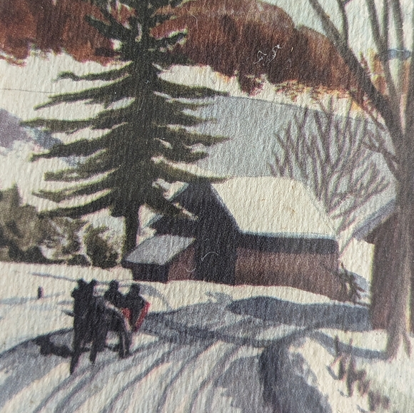 2 Vintage Watercolor Country Scene Framed Prints by Artist John Rogers - Picture 3 of 15